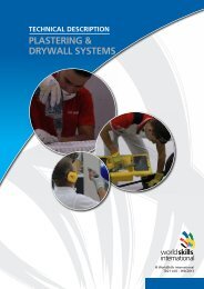 TECHNICAL DESCRIPTION PLASTERINg & DRywALL SySTEmS