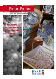 La filière gastronomie et produits régionaux - Bourgogne tourisme