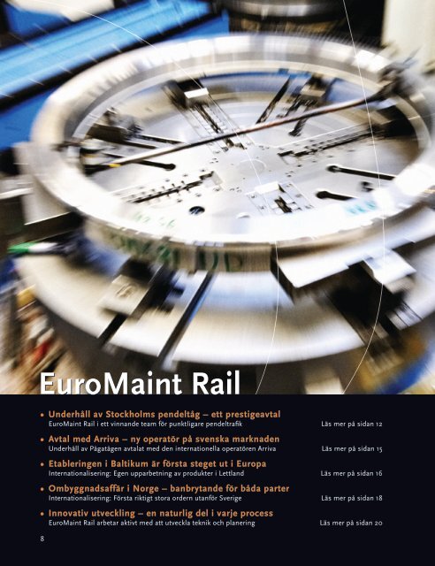 Årsredovisning 2006 (pdf) - EuroMaint Rail