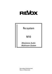 M10 Software 2.xx - im Revox Studio Richterswil