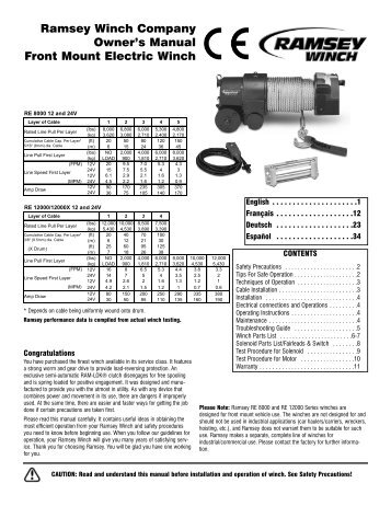re series ce.qxp - Ramsey Winch