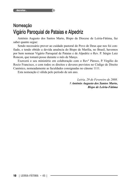 59. Leiria-Fatima_ed_45.pdf - Diocese Leiria-Fátima