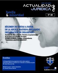 familia minoridad & - Actualidad Jurídica