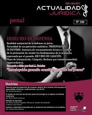 DERECHO DE DEFENSA - Actualidad Jurídica