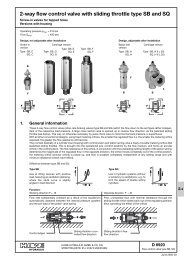 2-way flow control valve with sliding throttle type ... - PMCCatalogue