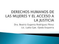derechos humanos de las mujeres y el acceso a la justicia