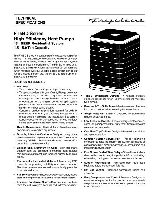 13+ SEER High Efficiency Heat Pump - Nordyne