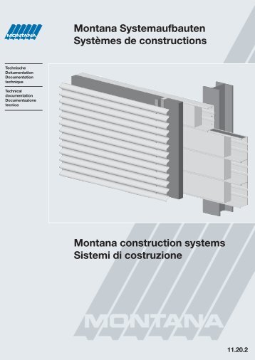 Sistemi di costruzione - Montana Bausysteme AG