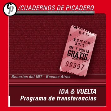 Cuadernos de Picadero - Instituto Nacional del Teatro