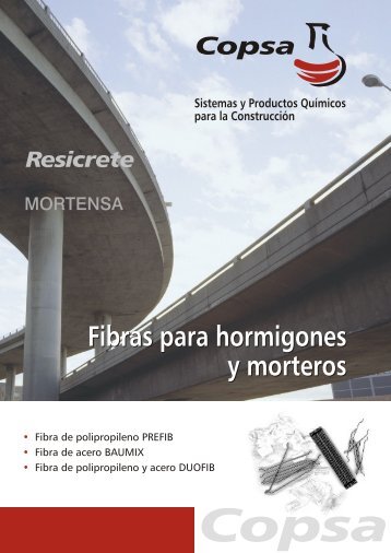 Fibras para hormigones y morteros Fibras para ... - ConcretOnline