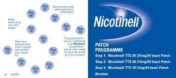 PATCH PROGRAMME - LloydsPharmacy