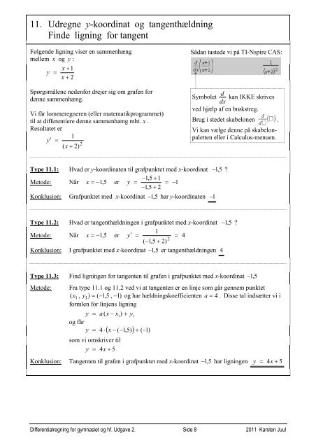 Differentialregning for gymnasiet og hf. Udgave 2. - Matematik i ...