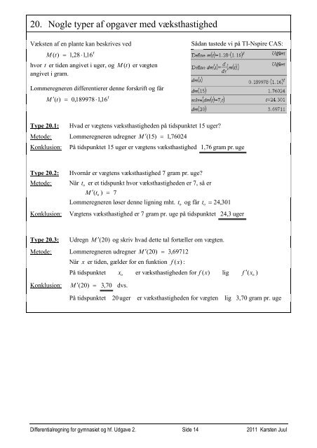 Differentialregning for gymnasiet og hf. Udgave 2. - Matematik i ...