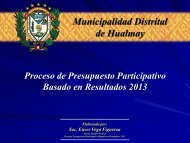 Proceso de Presupuesto Participativo Basado en Resultados 2013 ...