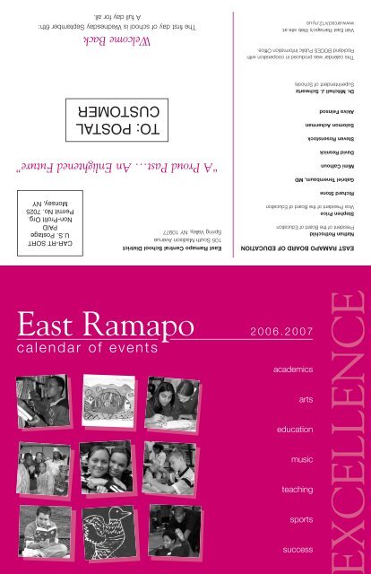 East Ramapo Calendar '06-'07
