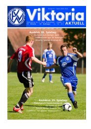 Stadionheft zum Spieltag - FV Viktoria Wasseralfingen