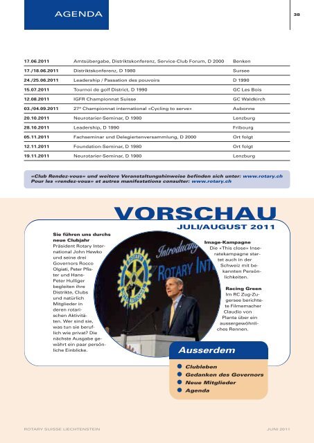 zum Thema... - Rotary Club Aarau-Alpenzeiger