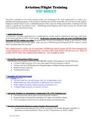 Flight Training Tipsheet - IAM/Boeing Joint Programs