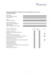 Model opleveringsrapport ventilatiesysteem met mechanische toe ...