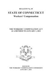 Bulletin 49 - State of Connecticut Workers' Compensation Commission