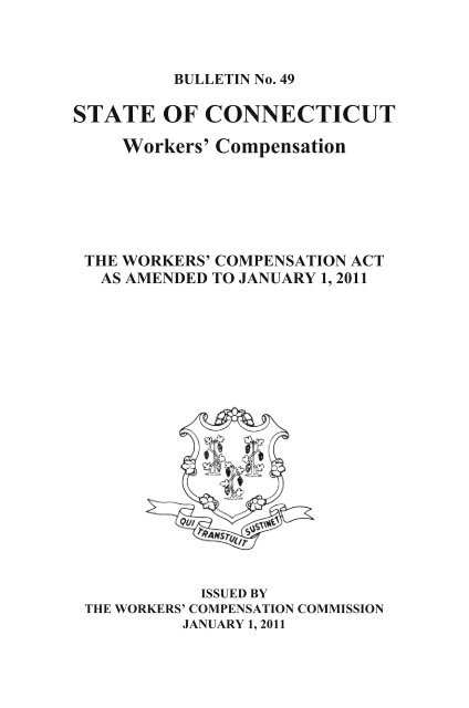 Bulletin 49 - State of Connecticut Workers' Compensation Commission