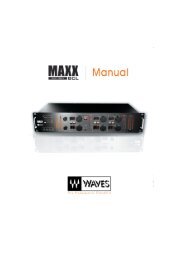 MaxxBCL Manual - Waves
