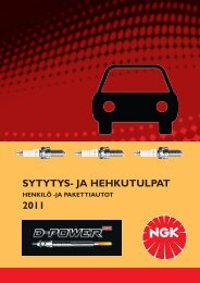ngk-sytytystulppien tyyppimerkinnät - Motoral