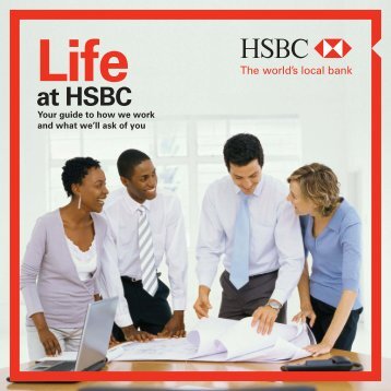 Your guide to how we work - HSBC careers site