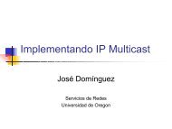 Implementando IP Multicast - EsLaRed