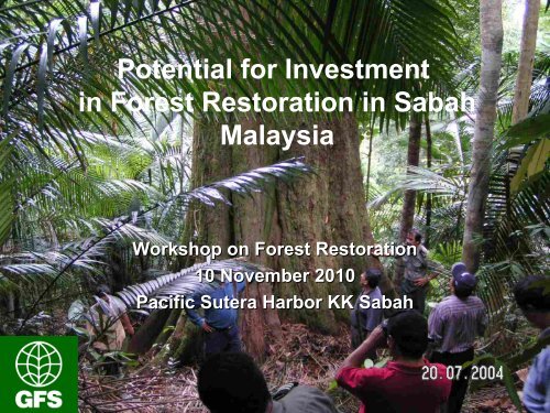 Reforestation FMU 17A - Sabah Forestry Department