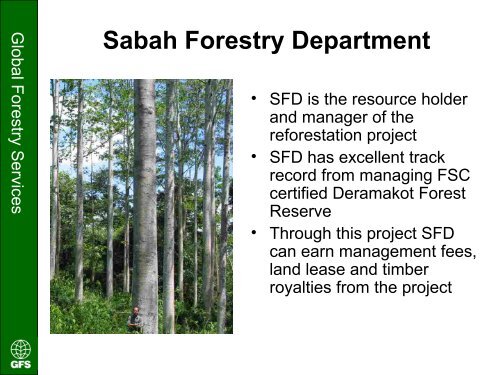 Reforestation FMU 17A - Sabah Forestry Department