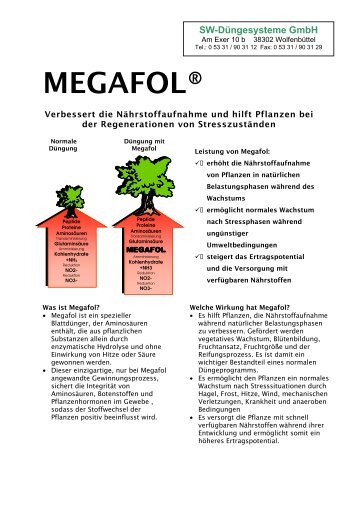 MEGAFOL® - SW-Düngesysteme GmbH