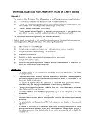 ordinance. rules and regulations for award of m.tech. degree - JIIT