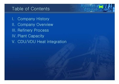 CDU/VDU Heat Integration