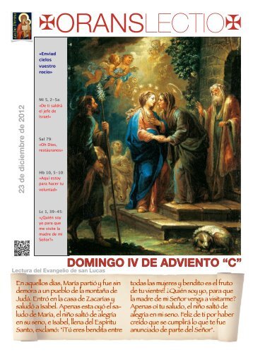 OL Domingo IV Adviento, C, PDF - Orans lectio