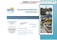 Tourisme et AccessibilitÃ© dans les Ã®les du Ponant - Iles du Ponant