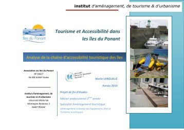 Tourisme et AccessibilitÃ© dans les Ã®les du Ponant - Iles du Ponant