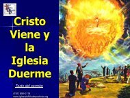 Cristo Viene y la iglesia duerme - Iglesia Biblica Bautista de ...