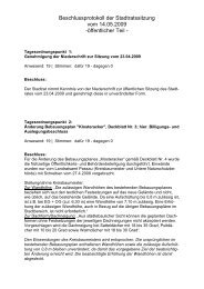 Beschlussprotokoll der Stadtratssitzung vom 14.05 ... - Stadt Vilshofen