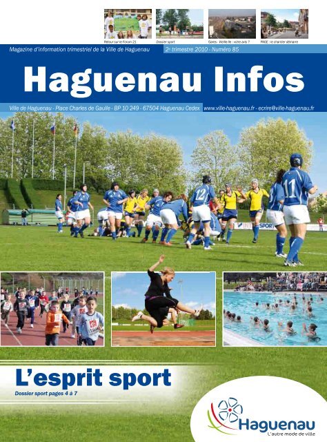 L'esprit sport - Ville de Haguenau