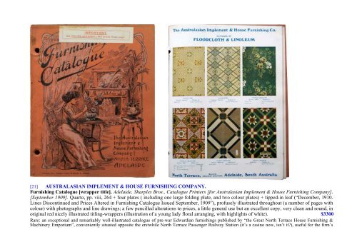 Catalogue 63 New Century Antiquarian Books Late Spring 2012