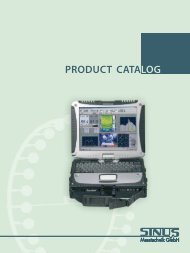 Catalog of Measurement Products - Sinus Messtechnik GmbH