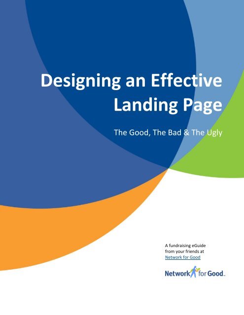 Designing an Effective Landing Page - Network for Good Learning ...