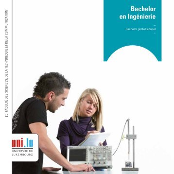 Bachelor en Ingénierie - Université du Luxembourg