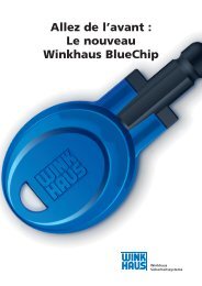 Allez de l'avant : Le nouveau Winkhaus BlueChip - Neuberg SA