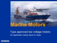 Type Approved Marine Motors - Siemens