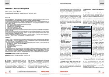 Anestesia e paziente cardiopatico - sicoa