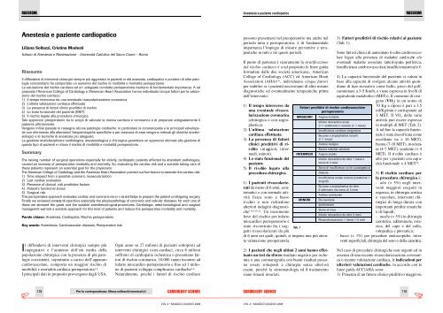 Anestesia e paziente cardiopatico - sicoa