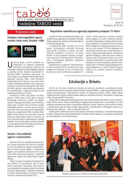 NEDELJNE TABOO VESTI - BROJ 10 (.pdf)