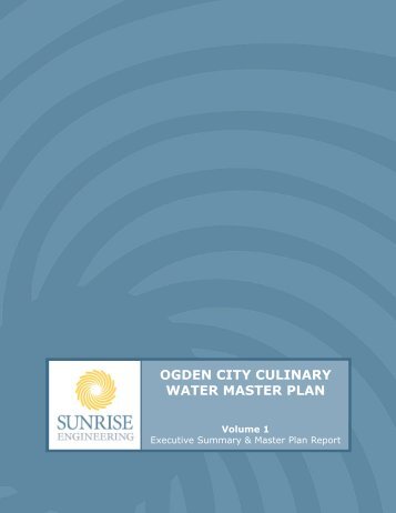 OGDEN CITY CULINARY WATER MASTER PLAN - WCFGoldmine